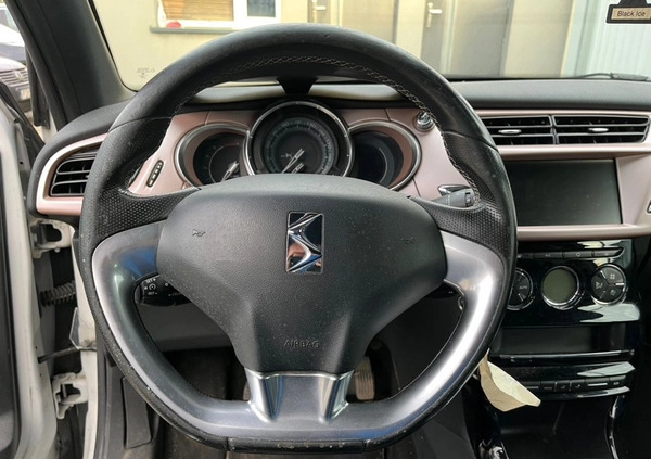 Citroen DS3 cena 15500 przebieg: 124423, rok produkcji 2016 z Ozorków małe 154